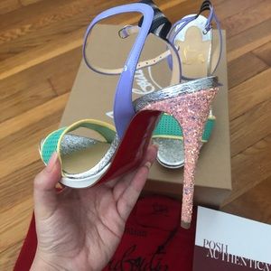 Louboutin colorful sandals